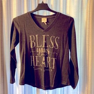 Paula Deen Bless Your Heart shirt, women’s Medium.